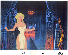 COOL WORLD ANIMATION ART: ORIGINAL BAKSHI PRODUCTION CEL + Free Autograph picture