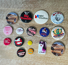 Vtg 80s 90s Video Store Promo Lot Monster Squad Ghostbusters Dirty Dancing Pins picture
