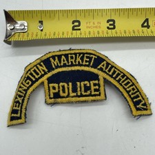 Lexington Market Authority Police Shoulder Patch Baltimore Maryland Cut Edge picture