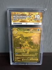 Pokemon TCG Mega Greninja EX 122/086 Chaos Rising Mega Hyper Rare Ace 10 Perfect picture