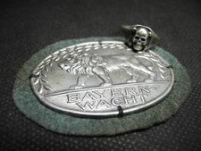 WW1 A soldier's belongings Freikorps - Neusilber ring, Aluminum patch picture