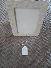 Lenox French Perle White Picture Frame 5x7 Shabby Chic Swirls Decorative #2 picture