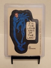 1975 TOPPS MARVEL SUPER HEROES STICKER CARDS MR. FANTASTIC picture