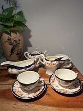 Rare Find 1920s Myott & Sons Rosemary Tea Set England Set Of 9 picture