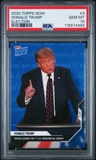 Donald Trump 2020 Topps Now #3 Presidential Election Rookie RC PSA 10 GEM MINT picture
