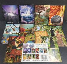 Genesis Bible Art Creation of the World 4x6 Postcards-100 Cards (10 sets of 10) picture