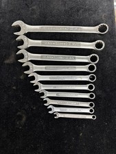 10 pc Craftsman Wrench Set Lot Vintage SAE 1/4