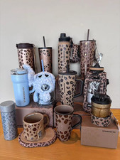 NEW Starbucks 2026 China Retro Leopard Print Tumbler Mug Water Bottle Coffee Cup picture
