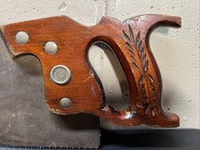 Vintage Antique Warranted Superior Hand Saw picture