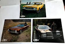 1971 CHEVROLET: MONTE CARLO IMPALA CAPRICE++: 3 CAR AUTO BROCHURES (3 ITEMS) picture