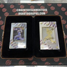 1998 Derek Jeter Gold Prospects Card Set 24K Gold Authentic Images picture