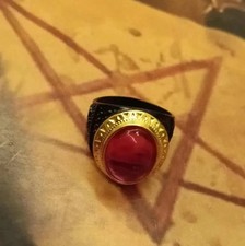 Rare Alchemy Solomon magic ring Goetia amulet witchcraft talisman picture