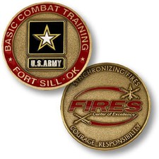 NEW U.S. Army Basic Combat Training Fort Sill, OK Challenge Coin picture