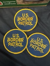Vintage Lot 3 US Border Patrol Patches  picture