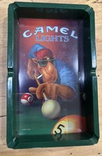 Vintage 1992 Joe Camel Lights Plastic Ash Tray Cigarettes 8