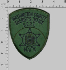 WASHINGTON COUNTY SHERIFF'S OFFICE S.E.R.T. SERT NEW YORK POLICE HOOK/LOOP PATCH picture