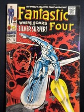 Fantastic Four #72 1968 Marvel Comics Silver Age 1st Print Moister Stains *A17 picture