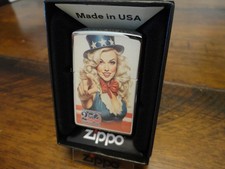 USA 250 250TH ANNIVERSARY 1776-2026 AMERICA AUNT SAMANTHA ZIPPO LIGHTER MINT picture