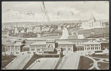 1910 Union Depot Providence RI Postcard State Capitol View Early Autos picture