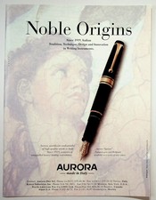 1995 Aurora Optima Fountain Pen Ad Italian Luxury Writing Instrument Ephemera picture