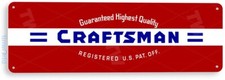 TIN SIGN Craftsman Retro Garage Auto Shop Tool Box Store Sign Red C279 picture