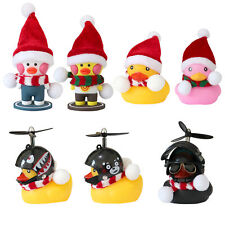 2pcs Christmas Duck Car Dashboard Decor Christmas Rubber Duck for Car Home Decor picture