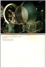 Continental F1 Rocket Engine Saturn V National Air Space Postcard picture