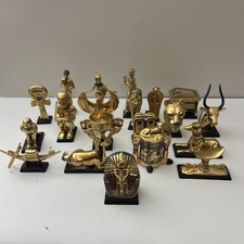 Vintage Franklin Mint Treasures of Tutankhamun King Tut 1989 20 Piece Set 22k picture