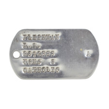 Identified Vietnam War USMC WIA/Valor Recipient Recon Marine Dog Tag picture