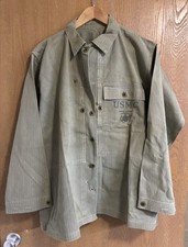 WW2 USMC Rare HBT Named Combat Uniform  picture