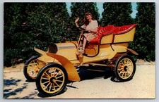 1904 Franklin Rear Entrance Touring, Antique Car, Vintage Postcard picture