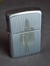 Vintage 2003 Zippo Marlboro Cactus Saguaro Emblem Lighter - Unfired Rare picture