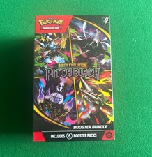 Pokémon TCG Mega Evolution—Pitch Black English Booster Bundle New Sealed 6 Packs picture
