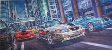 2003 2004 FORD MUSTANG MACH 1 COBRA ART SVT RACING SHAKER HOOD 40th ANNIVERSARY picture