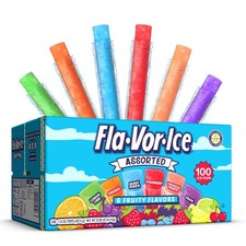 Popsicle Variety Pack, Ice Pops, Assorted Flavors, 100 Count picture