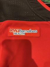 NJ Devils RWJ Barnabas Health Ad Patch For Red Home Jersey picture