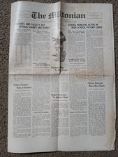 1942 MILTON High School Newsletter Miltonian West Virginia Newspaper WV picture