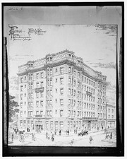 Photo:Cawthon Hotel Drawing 1900s Mobile Alabama picture