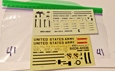 AMT AH-64 Apache 1/72 Scale + One More Scale Unknown  Package # 41 READ DESC picture