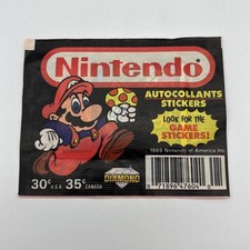 1989 Diamond Nintendo Italy Sticker pack Unopened Excellent picture