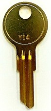 1 1930-1940's Studebaker Locks Y14  01122AR Key Blank For Various Locks picture
