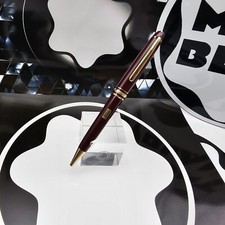 MONTBLANC Meisterstuck Burgundy / Red 164R Classic Gold Trim Ballpoint Pen MINT picture