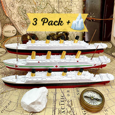 3 Pack 12” RMS Titanic Model & Britannic & Olympic , Titanic Toys For Kids picture