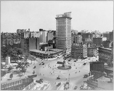 Photo:Columbus Circle New York City NY 1913 trolley cars Circle Theater picture