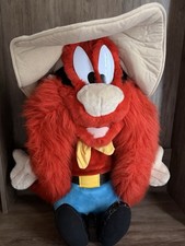 HUGE 1995 VTG LOONEY TUNES YOSEMITE SAM PLUSH TOY STUFFED ANIMAL ACE NOVELTY picture