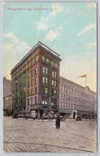 Rochester New York, Whitcomb House, Street Scene, Vintage Postcard picture