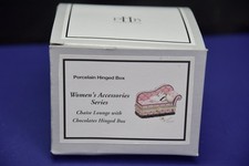 Midwest of Cannon Falls PHB Chaise Lounge w/ Box Chocolate Trinket Box picture