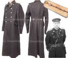 Railway Uniform Greatcoat Overcoat 1943 Size 48 50 M L WWII Soviet Russian Rare picture