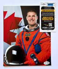 JEREMY HANSEN SIGNED 8X10 PHOTO ASTRONAUT ARTEMIS II SPACE MOON NASA JSA picture