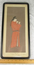 Chinese Painting Chien Shun-chü Emperor Huan-yeh Antique Costumes Framed picture